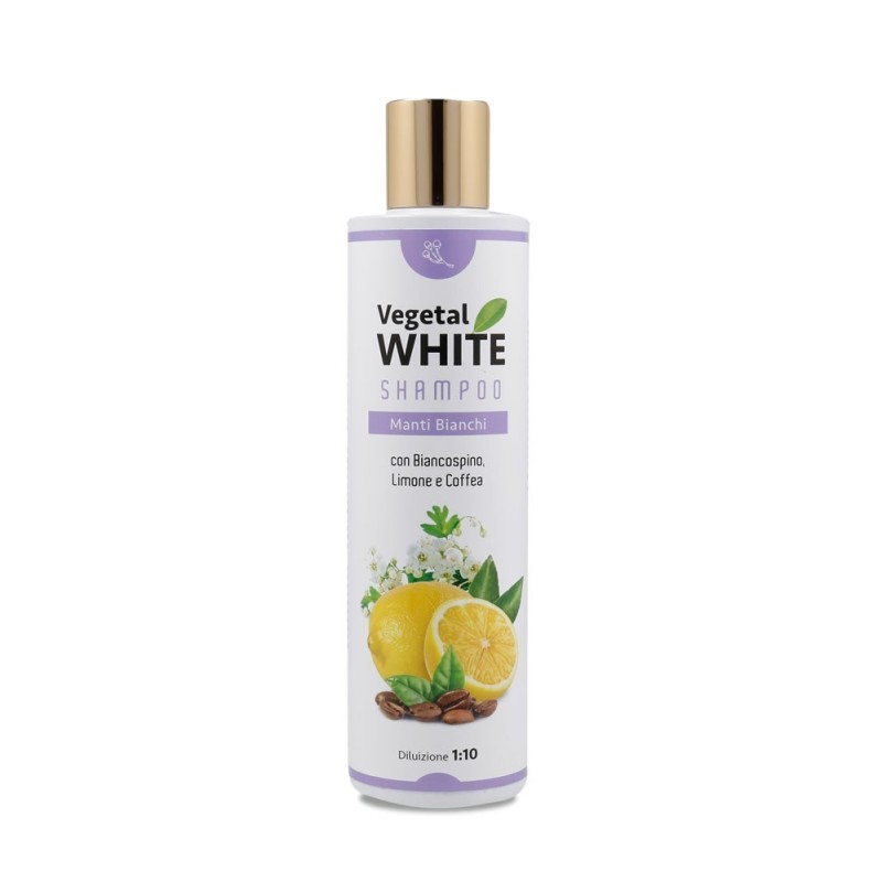 Vegetal White Shampoo per manti bianchi 250 ml - 1 lt - 5 lt - ariespet
