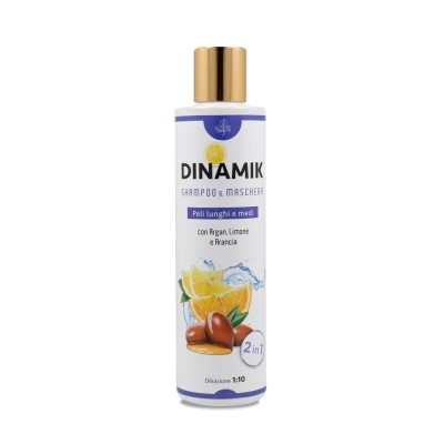 Dinamik Shampoo&Maschera con Olio Argan 250 ML - 1 LT - 5 LT - ariespet