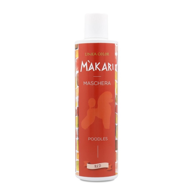 Màkari Color Bio Maschera Red rivitalizzante del colore 250 ml - 1 lt - ariespet
