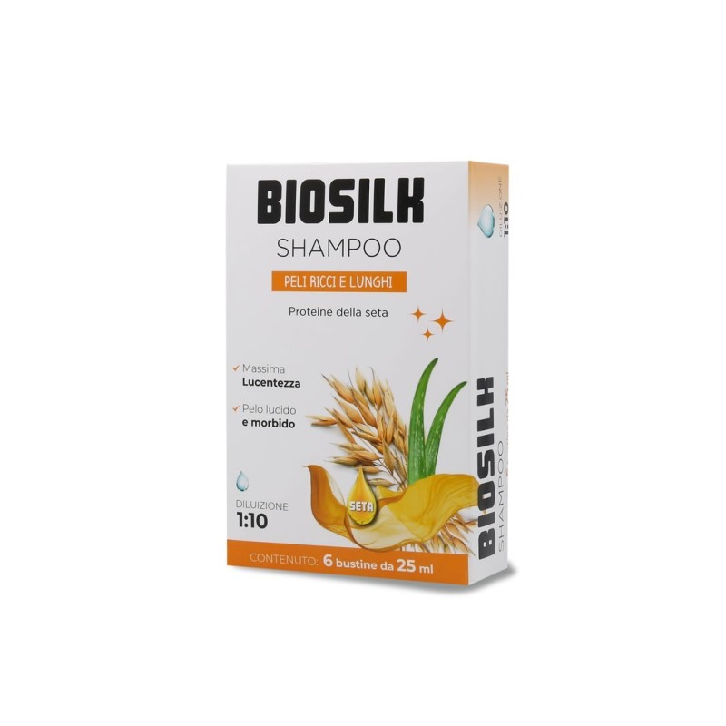 Box Biosilk Shampoo bustine monodose - ariespet