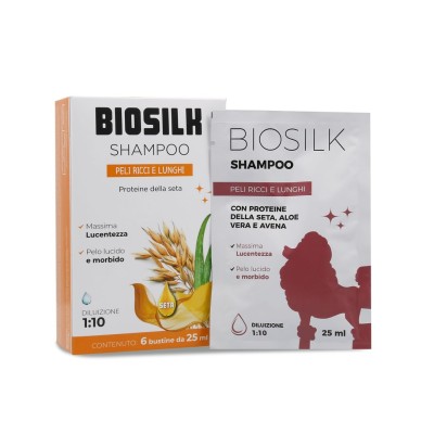 Box Biosilk Shampoo bustine monodose - ariespet