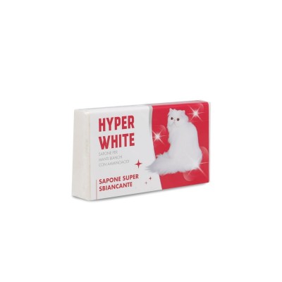 Hyper White Sapone Gatti Super Sbiancante 75 GR - ariespet