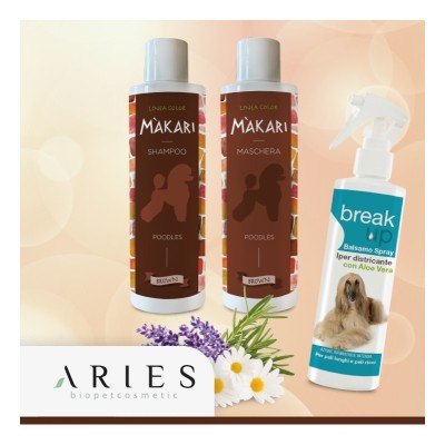 Kit Màkari Color Bio Brown for Poodles