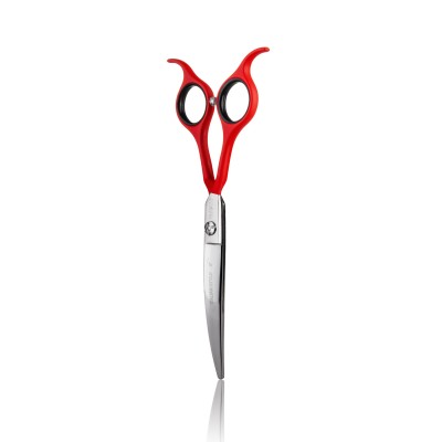 Curved red scissors 6" Mancini
