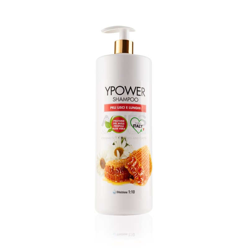 Ypower Shampoo al Miele 250 ML - 1 LT - 5 LT - ariespet