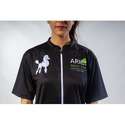 Painted Poodle Black Unisex Shirt