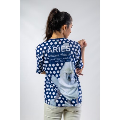 Blue Bubbles Woman Groomer Shirt