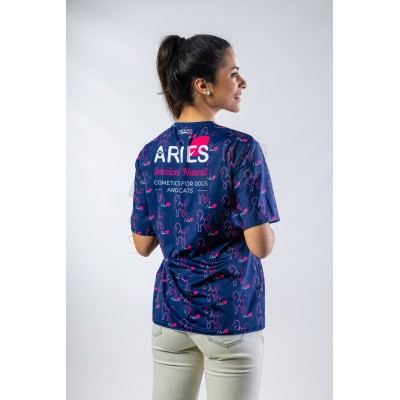 Casacca Donna I Love Blue Per Toelettatrice - ariespet