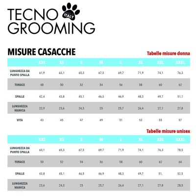 Casacca Donna con barbone per Toelettatore - ariespet