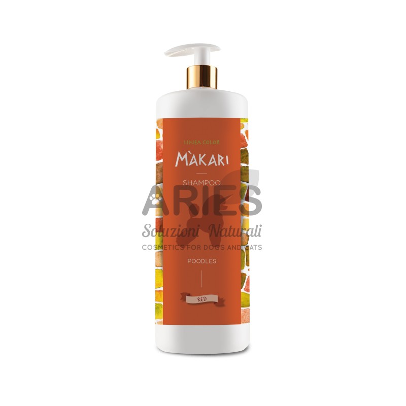 Màkari Color Bio Red Shampoo rivitalizzante del colore 250 ml - 1 lt - ariespet