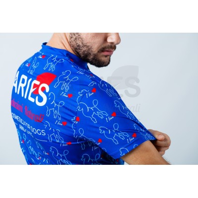 T-Shirt Unisex I Love blu per toelettatore - ariespet