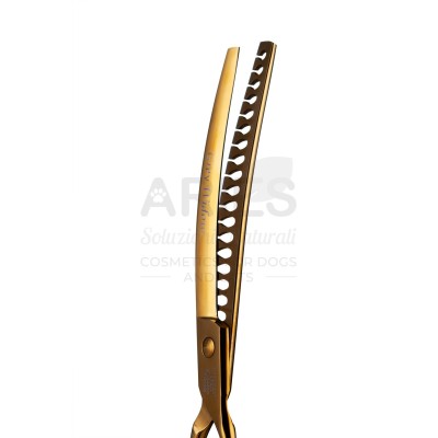Forbice Grey Widow 7,5" Dentata Curva 27 Denti 20 cm - ariespet