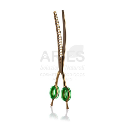 Forbice Grey Widow 7,5" Dentata Curva 27 Denti 20 cm - ariespet